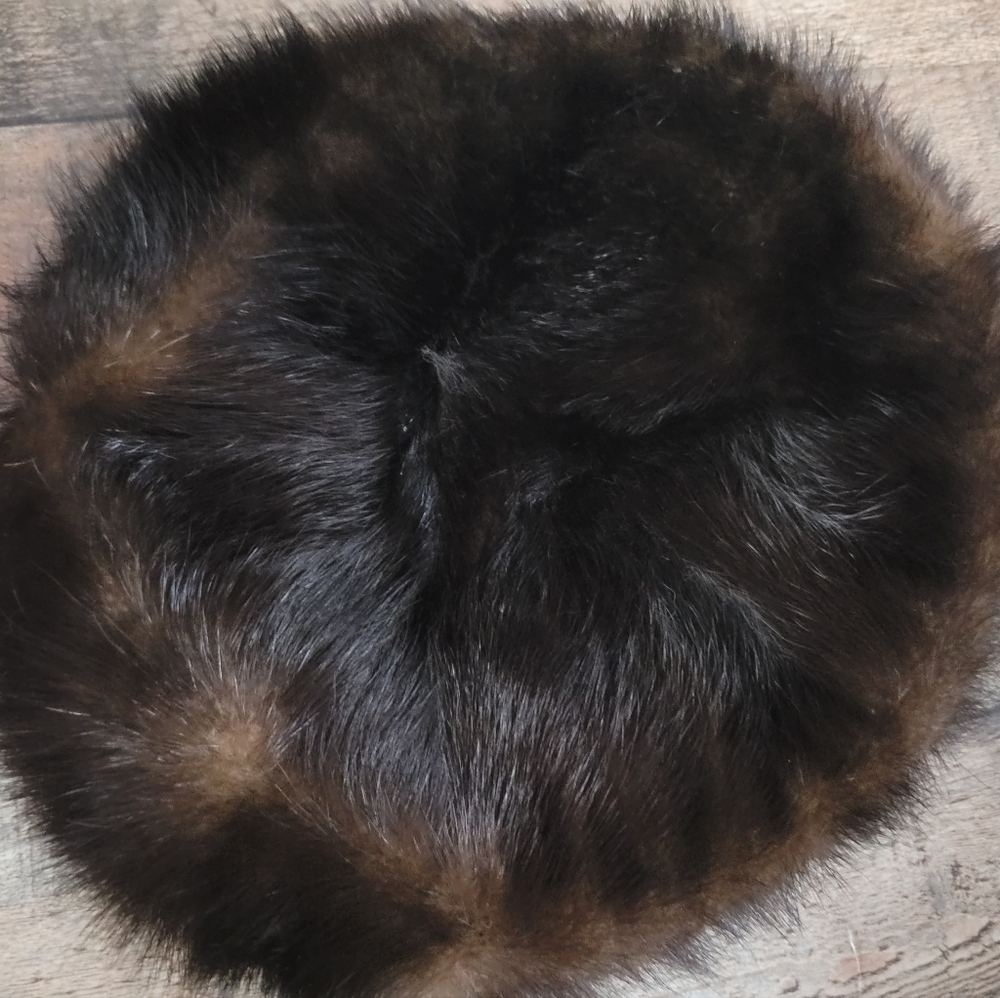 Mink Fur Baret and Ear muffs